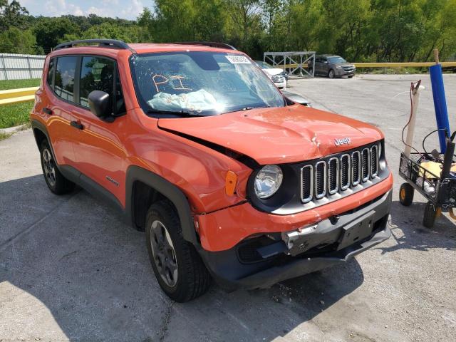 ZACCJBAB4JPH18071 - 2018 JEEP RENEGADE S Narıncı foto 1