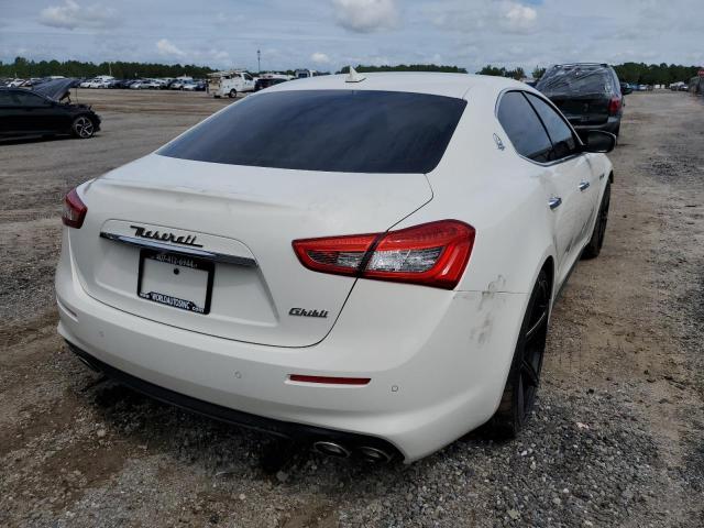 ZAM57XSA2J1270922 - 2018 MASERATI GHIBLI WHITE photo 4