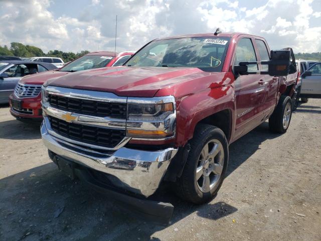 1GCVKREC3HZ147945 - 2017 CHEVROLET 1500 RED photo 2