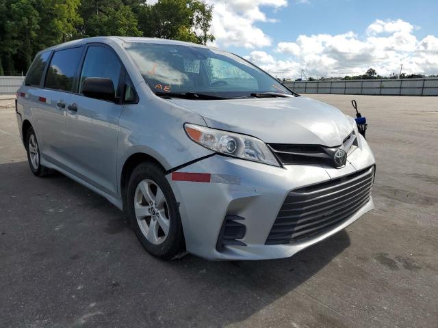 5TDZZ3DC1LS032220 - 2020 TOYOTA SIENNA L SILVER photo 1