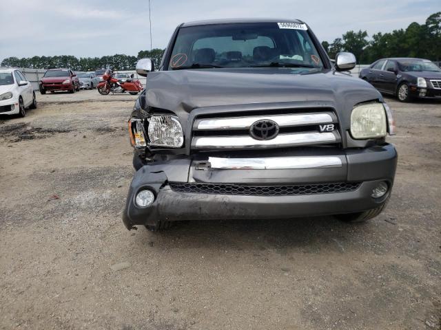 5TBET34185S471621 - 2005 TOYOTA TUNDRA DOU GRAY photo 9