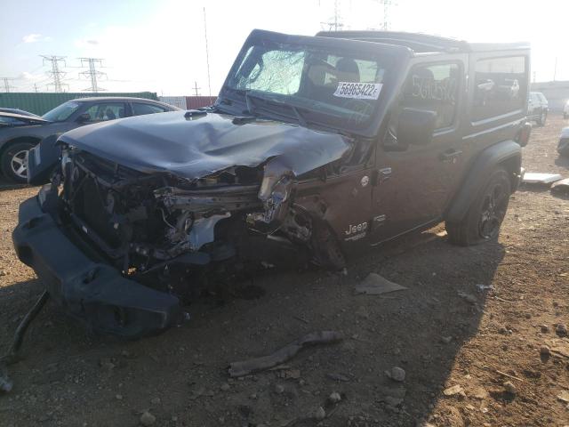 1C4GJXAG6KW617449 - 2019 JEEP WRANGLER S CHARCOAL photo 2