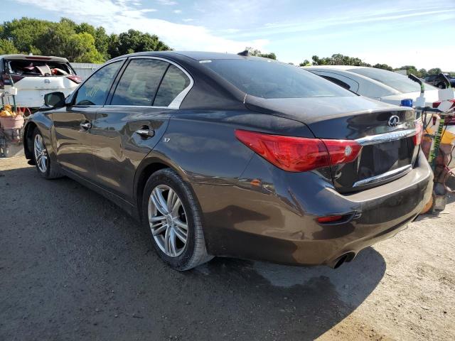 JN1BV7AP9FM331520 - 2015 INFINITI Q50 BASE BROWN photo 3