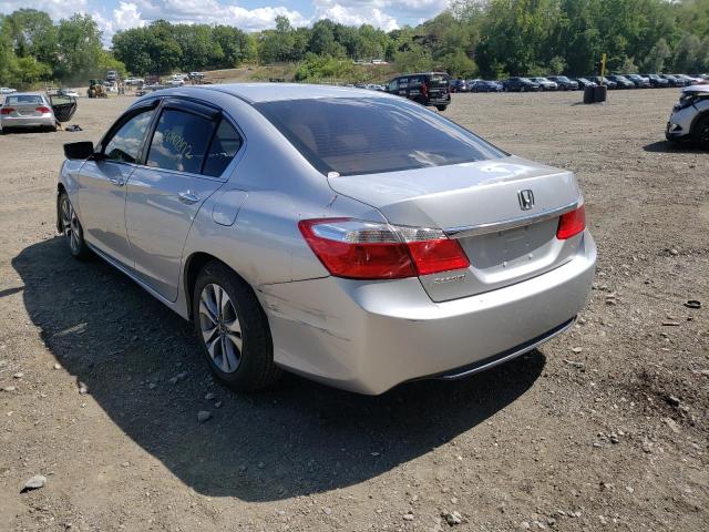 1HGCR2F31FA074922 - 2015 HONDA ACCORD LX SILVER photo 3