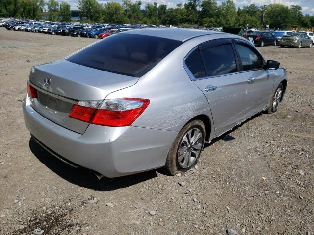 1HGCR2F31FA074922 - 2015 HONDA ACCORD LX SILVER photo 4