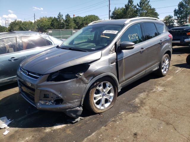 1FMCU9JX2EUA42411 - 2014 FORD ESCAPE TIT GRAY photo 2