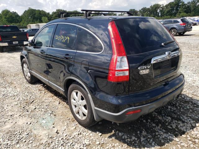 JHLRE38757C072884 - 2007 HONDA CR-V EXL BLACK photo 3