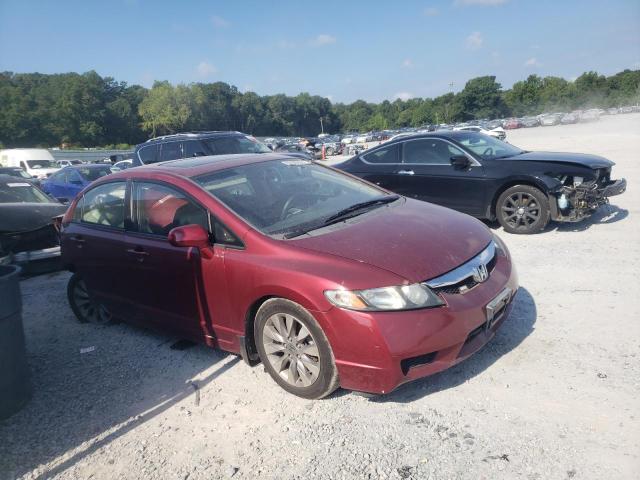1HGFA16999L002068 - 2009 HONDA CIVIC EXL Bordo foto 1