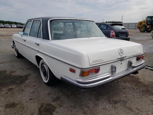 10801612046030 - 1970 MERCEDES-BENZ BENZ WHITE photo 3