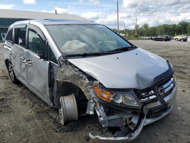 5FNRL5H66EB003403 - 2014 HONDA ODYSSEY EX SILVER photo 1