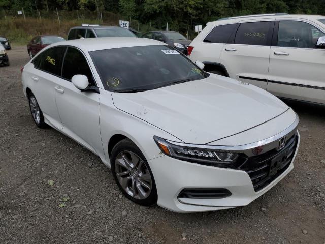 1HGCV1F19JA055208 - 2018 HONDA ACCORD LX WHITE photo 1