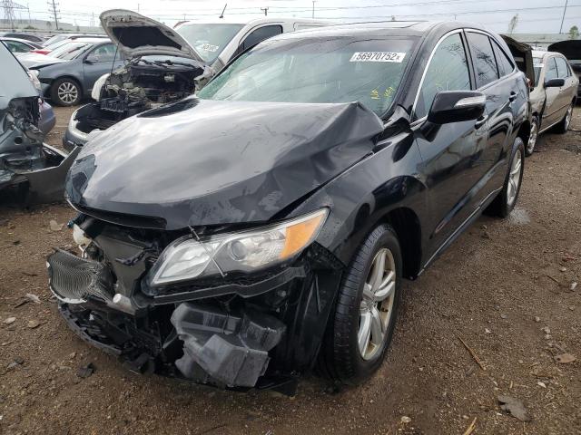 5J8TB3H3XDL003162 - 2013 ACURA RDX BLACK photo 2