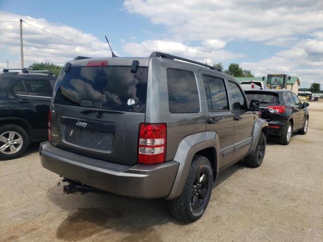 1C4PJMAK7CW135030 - 2012 JEEP LIBERTY SP GRAY photo 4