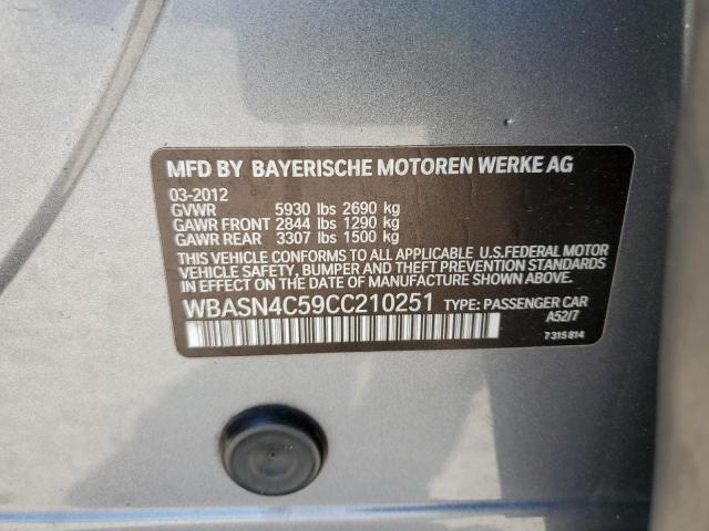 WBASN4C59CC210251 - 2012 BMW 550 IGT  photo 10