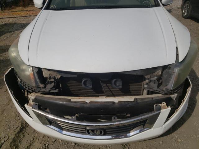 1HGCP2F88AA011181 - 2010 HONDA ACCORD EXL WHITE photo 7