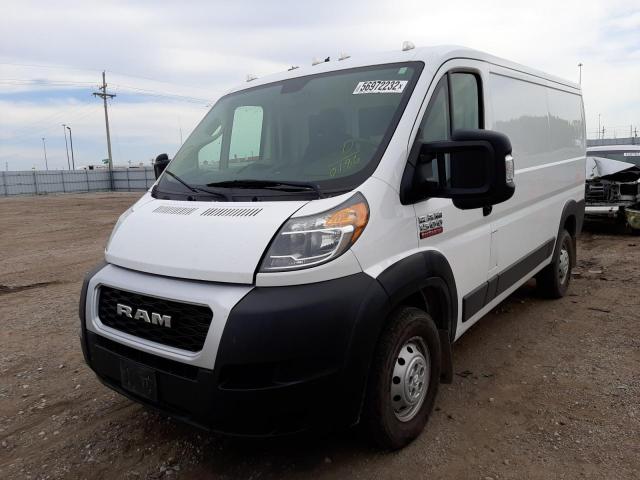 3C6TRVAG0KE500186 - 2019 RAM PROMASTER WHITE photo 2