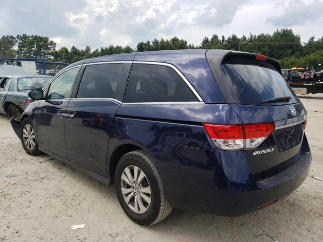 5FNRL5H66HB004572 - 2017 HONDA ODYSSEY EX BLUE photo 3