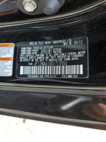 JF1ZNAA1XD1713550 - 2013 TOYOTA SCION FR-S BLACK photo 10