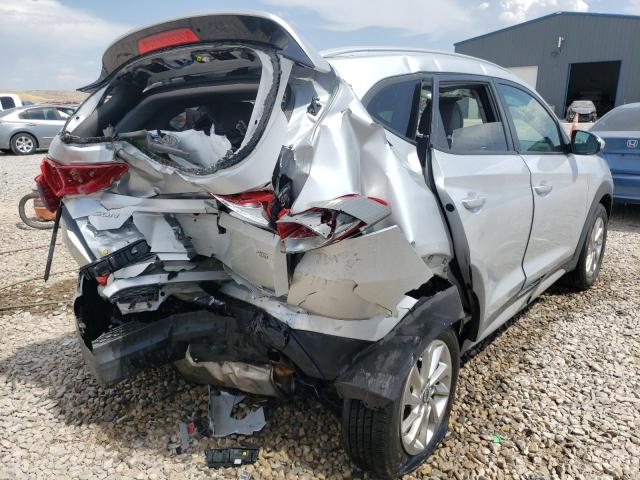 KM8J3CA47JU607825 - 2018 HYUNDAI TUCSON SEL SILVER photo 4