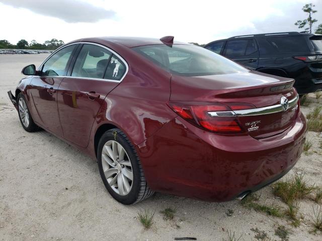 2G4GL5EX9G9131979 - 2016 BUICK REGAL BURGUNDY photo 3