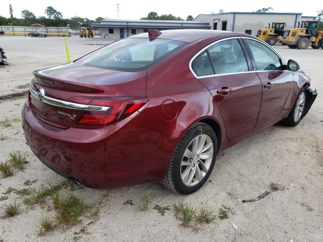 2G4GL5EX9G9131979 - 2016 BUICK REGAL BURGUNDY photo 4