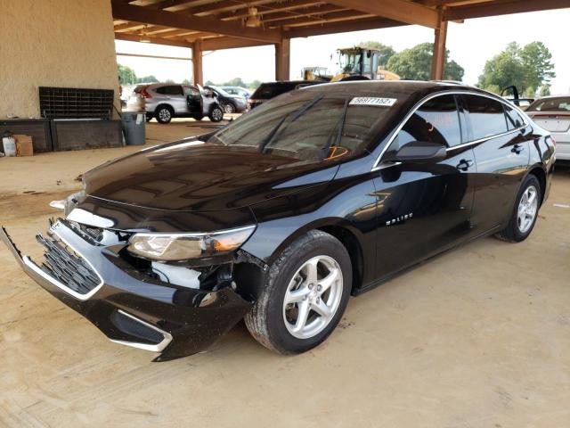 1G1ZB5ST0JF273078 - 2018 CHEVROLET MALIBU LS BLACK photo 2