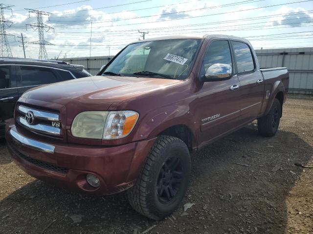 5TBET34135S464561 - 2005 TOYOTA TUNDRA DOU BURGUNDY photo 2