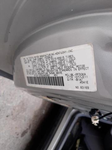 4T3ZF13C52U482982 - 2002 TOYOTA SIENNA LE SILVER photo 10