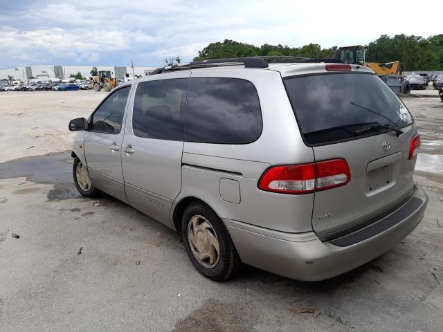 4T3ZF13C52U482982 - 2002 TOYOTA SIENNA LE SILVER photo 3