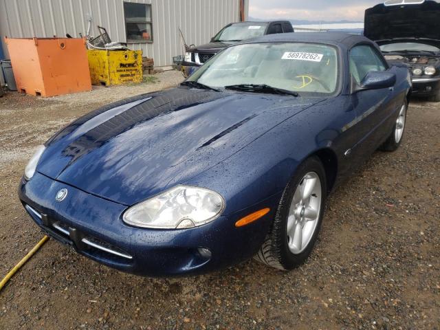 SAJGX2049XC038846 - 1999 JAGUAR XK8 BLUE photo 2