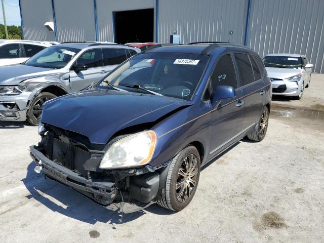 KNAFG526087170749 - 2008 KIA RONDO LX BLUE photo 2