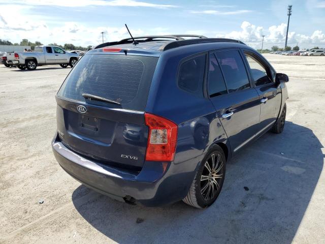 KNAFG526087170749 - 2008 KIA RONDO LX BLUE photo 4