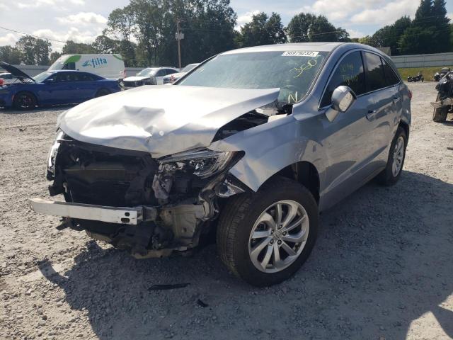 5J8TB3H30JL014151 - 2018 ACURA RDX SILVER photo 2