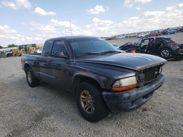 1D7GL12K94S663822 - 2004 DODGE DAKOTA SXT GRAY photo 1