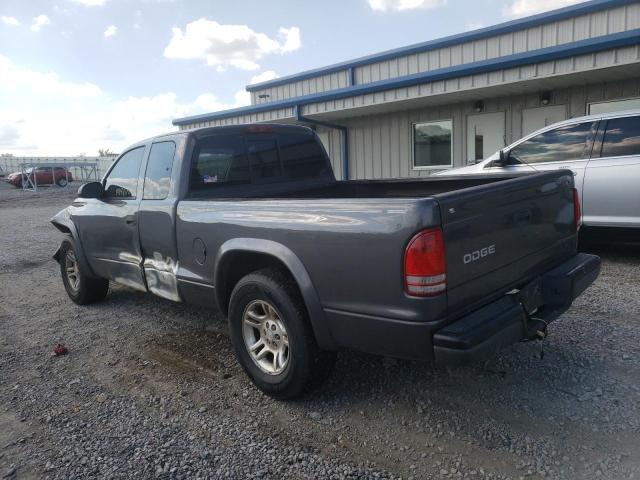 1D7GL12K94S663822 - 2004 DODGE DAKOTA SXT GRAY photo 3