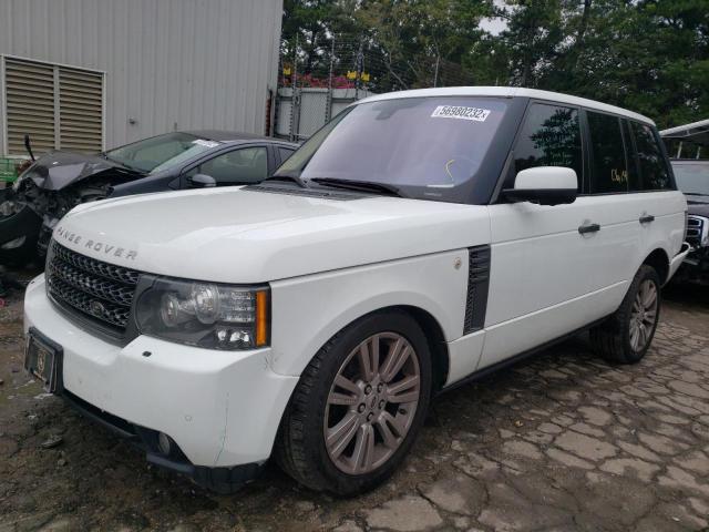 SALMF1D42BA352764 - 2011 LAND ROVER RANGE ROVE WHITE photo 2