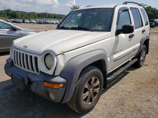 1J4GL48K02W131894 - 2002 JEEP LIBERTY SP WHITE photo 2