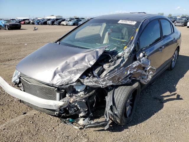 19XFA1F93BE019994 - 2011 HONDA CIVIC EXL Qəhvəyi foto 2