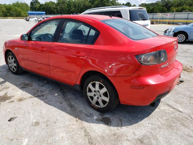 JM1BK32F371653089 - 2007 MAZDA 3 I RED photo 3