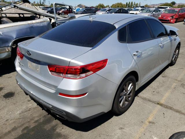 5XXGT4L38KG330327 - 2019 KIA OPTIMA LX SILVER photo 4