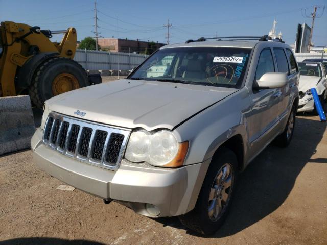 1J8HR68T99C527324 - 2009 JEEP GRAND CHER TAN photo 2