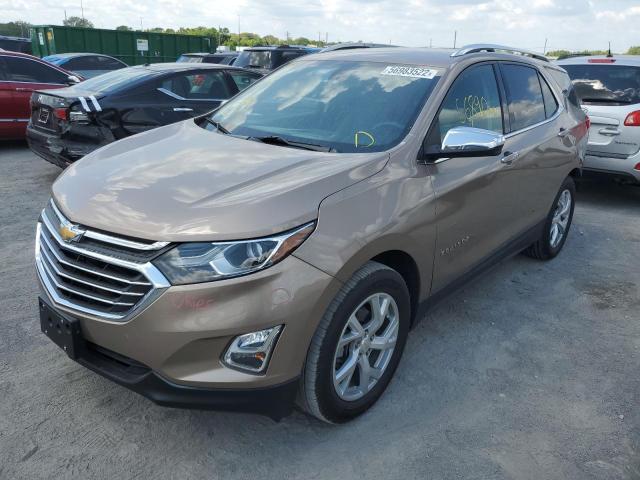 3GNAXMEV6JL106962 - 2018 CHEVROLET EQUINOX PR BROWN photo 2