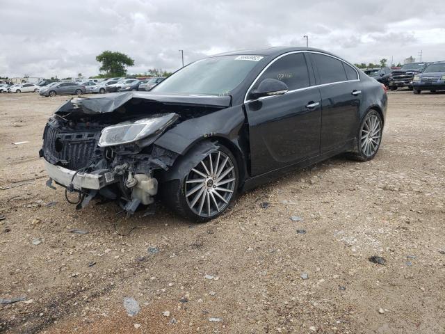 2G4GV5GV3D9238642 - 2013 BUICK REGAL GS BLACK photo 2