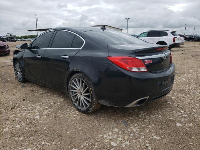 2G4GV5GV3D9238642 - 2013 BUICK REGAL GS Қара фото 3