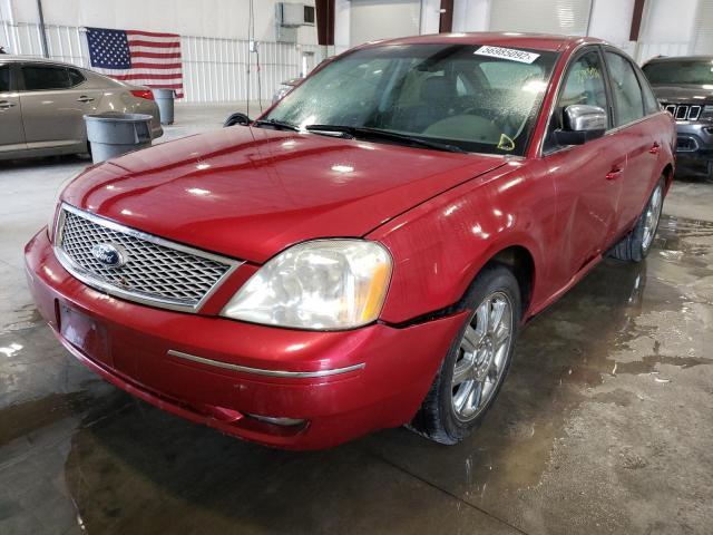 1FAHP28137G135214 - 2007 FORD FIVE HUNDR RED photo 2