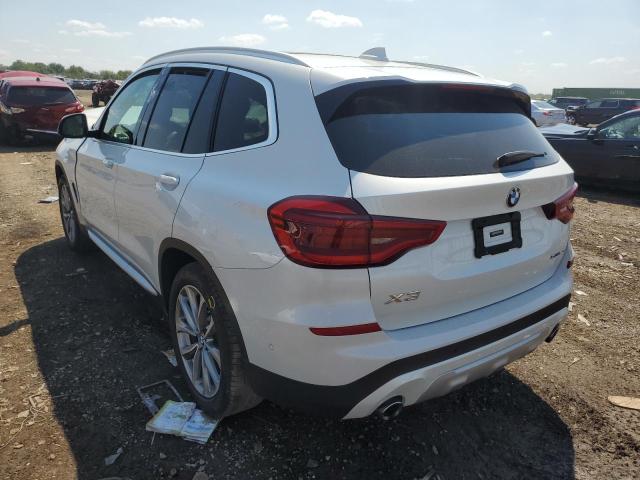 5UXTR9C52KLP76564 - 2019 BMW X3 XDRIVE3 WHITE photo 3