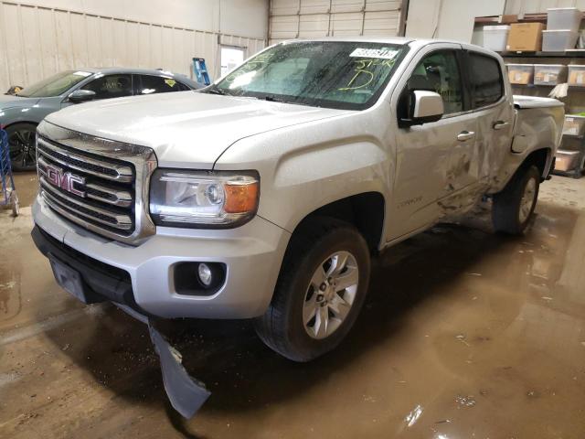 1GTG5CEN0H1301928 - 2017 GMC CANYON SLE SILVER photo 2