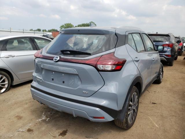 3N1CP5CV1ML545293 - 2021 NISSAN KICKS SV GRAY photo 4