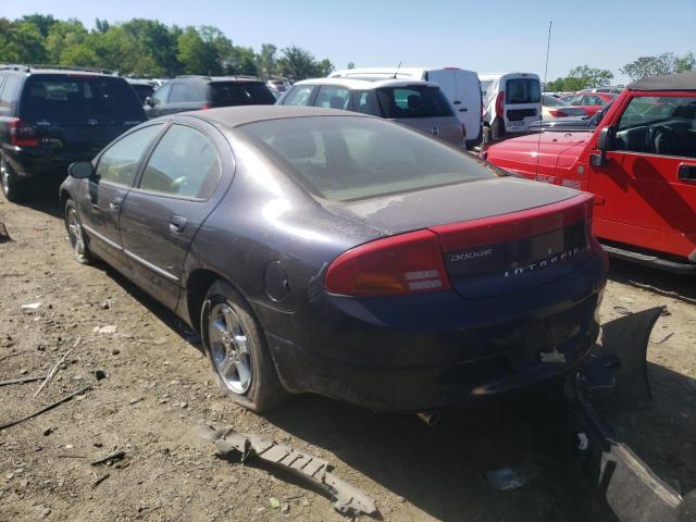 2B3HD56M52H120827 - 2002 DODGE INTREPID E BLUE photo 3