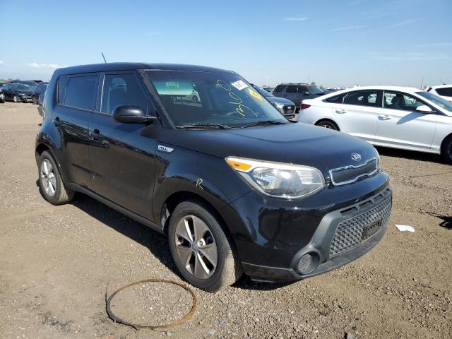 KNDJN2A29F7760641 - 2015 KIA SOUL BLACK photo 1